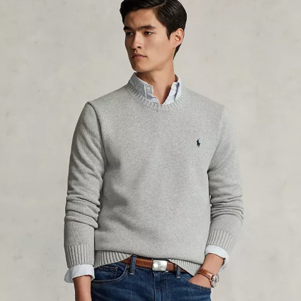 Polo Ralph Lauren Cotton Crewneck Sweater, Size Extra Large